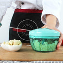 Manual Food Vegetable Chopper Fruits Blender Shredder Meat Crusher Grinder