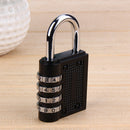 Zinc Alloy Coded Lock 4 Dial Digit Password Lock Suitcase Luggage Code Lock