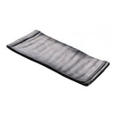 Japanese Sushi Serving Plate Steak Dish Tray Frosted Black Freezer Safe