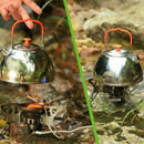 Outdoor Camping Stainless Steel Kettle 1.1L Portable Camping Coffee Pot Wal L6K7