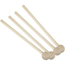 2 Pair Wood Mallets Percussion Sticks for Energy Chime, Xylophone, Wood BlocL2R3