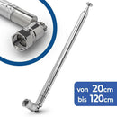Car 120cm 10 Section FM Radio Audio Telescopic Antenna Replacement F Connector