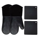 Silicone Oven Mitts Kitchen Oven Gloves BBQ Gloves Heat Resistant Gloves