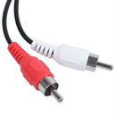 3.5mm Headphones Plug Jack to 2 x RCA AV Audio Cable
