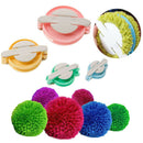 1 Set Pom-Pom Maker Fluff Ball Weaver Needle Craft Knitting Tool DIY Color