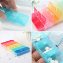 7 DayPop Tablet Pill Box Holder Weekly Medicine Storage Organizer Container C FT
