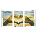 Love 5D DIY Full Drill Diamond Painting 3-pictures Combination Kit Crafts