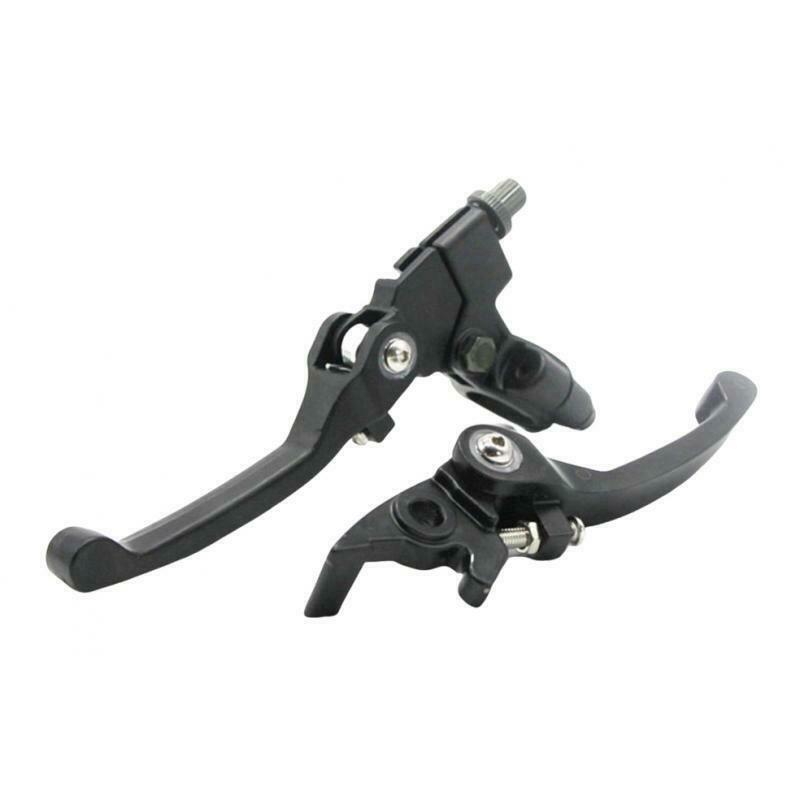 Clutch & Brake Handle Levers for Dirt Bike Motorbike Handle Bar Black