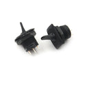 2pcs R13-402 Black 3Pin 2Position Maintained SPDT Round Toggle Switch  Z