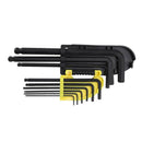 1X(9Pcs/Set Durable Reinforced Toughened Metric Ball End Hex Hex Key Wrench