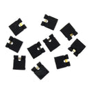 100pcs 2.54mm Jumper Cap Mini Jumper Short Circuit Cap Connection 2.54mm Gw