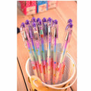 1pc 6 colors cute gel pens Markers for Office Novelty Ink Pen chalk Student Gift