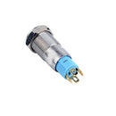 10mm Blue LED Car Auto Self-locking Push Button Power Switch IP67 Waterproof
