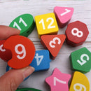 Wooden Puzzles for Toddlers Educational Preschool Puzzles Numbers Shape Color