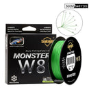 Seaknight Monster W8 Braided Fishing Line 500M 546Yds 8 Strands Wire Pe Mul H7S7