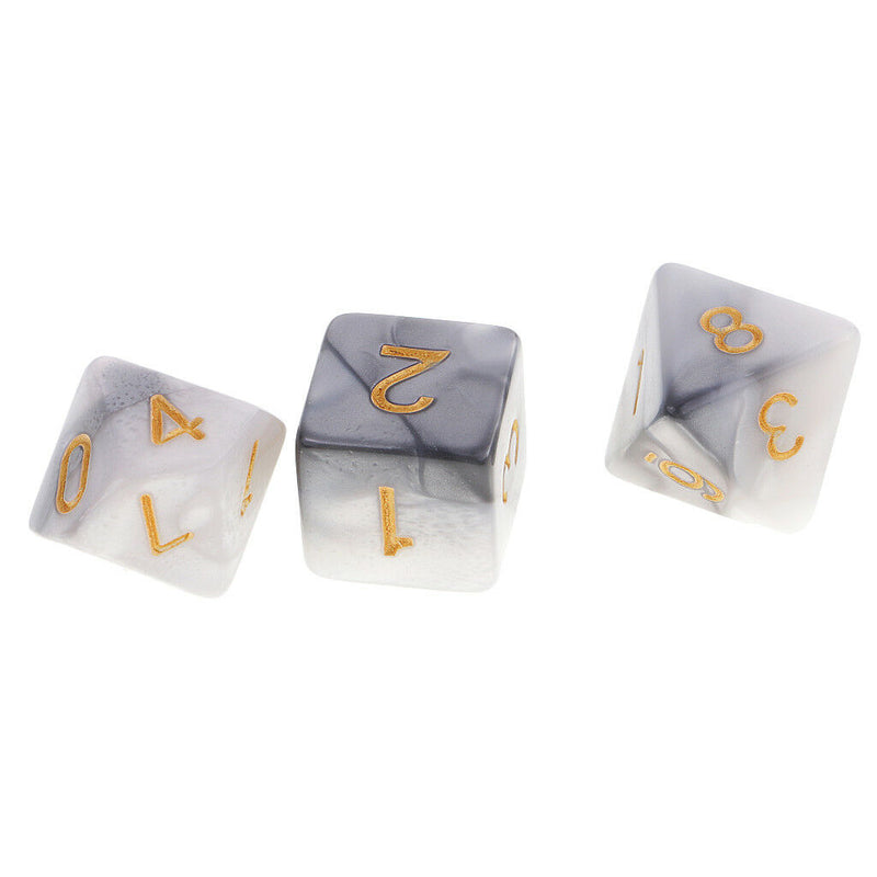 7 Pieces Polyhedral Dice for Dungeons and Dragons TRPG Role Playing Game