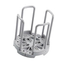6 Grids Kitchen Bamboo Holder Dish Storage Tray Rack Drainer Plate Stand gray