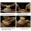 1x Silicone Massage Vacuum Body Cups Set Anti Cellulite Cupping New.AT3C