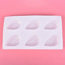 6 Cavity Leaf Shape Silicone Soap Mold DIY Handmade Soap Making Molds Cake MoSE