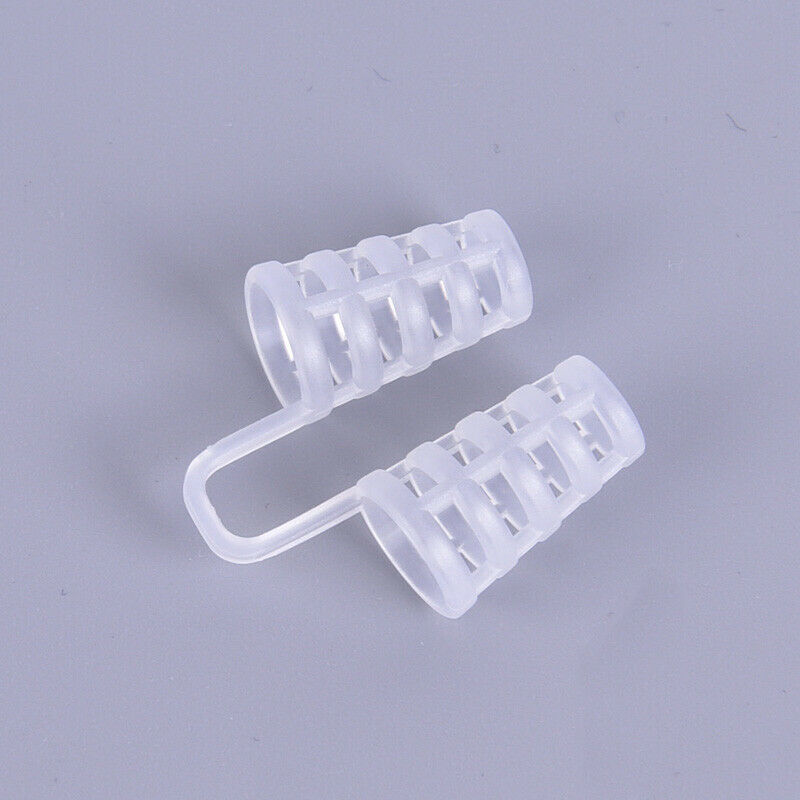 8 Pcs/Box Anti Snore Apnea Slicone Nose Clip Anti-snoring Breathe Aid Stop Sn BX