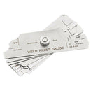 7pcs Weld Fillet Gauge Set Welding Inspection Test Ulnar Metric Inch 102mm