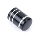 4pcs Aluminum Car Motorcycle Wheel Tire Valve Stem Caps Covers (Black)