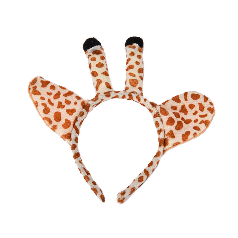 Giraffe Animal Set Zoo Farm Jungle Safari Headband Ears DressM7 LJ