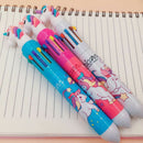 10 Colors Lovely Unicorn Ballpoint Pen School Office Supply Stationery Pen Gifts