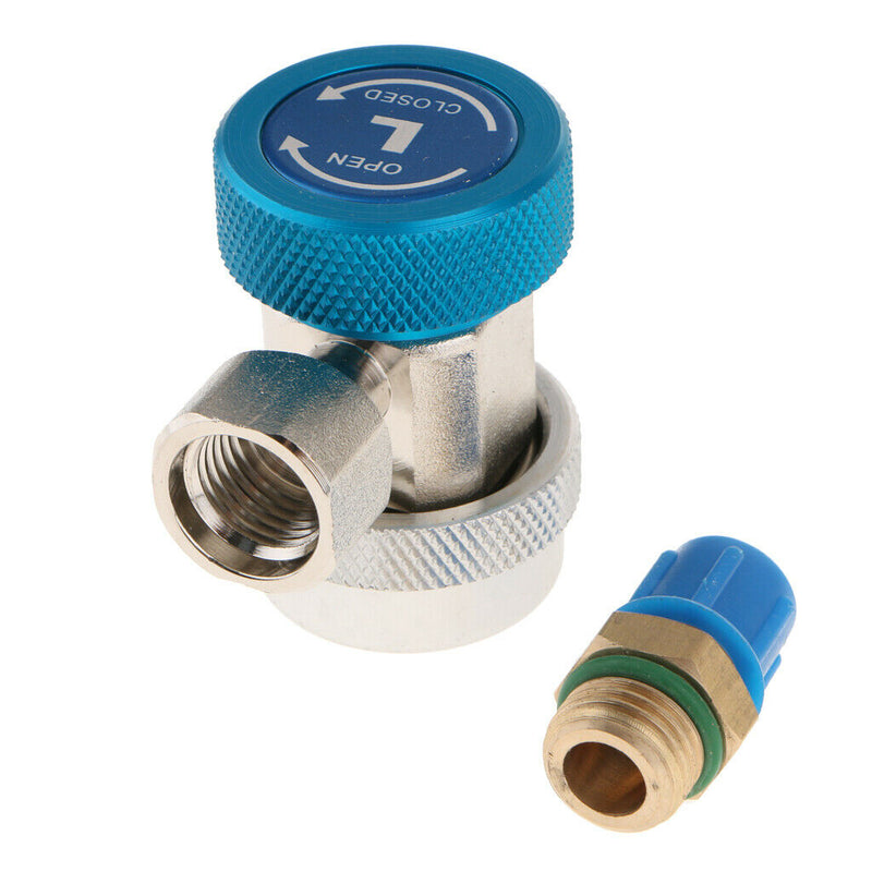 R134A High Low Quick Coupler Adapter Screwed Joint +Extractor Valve Core