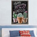 Cactus Round Diamond Painting Embroidery DIY Needlework Cross Stitch Set