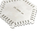 High precision hexagon stainless steel Wet film comb 25-3000um wet film thi