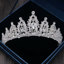 Luxury Handmade Rhinestone Bridal Crown Tiara Diadem Tiaras For Bride Headb