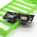 4 USB 2A Power Bank Case Kit 6x18650 Battery Charger DIY Box Case For Cell Phone