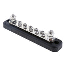 Black 10 Point Terminal Bus Bar DC Power Distribution Block
