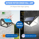 180 LED Solar Light Outdoor PIR Motion Sensor Lamp for Wall Street Garden
