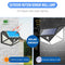 180 LED Solar Light Outdoor PIR Motion Sensor Lamp for Wall Street Garden