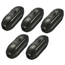 5x 250V AC/6A In-line ON/OFF Table Lamp Bed Light Controll Switch 3-Core Ca T3A7