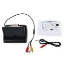4.3" Folding Foldable LCD Monitor Rear View Backup Camera For Car