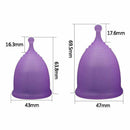 Anytime Women Medical Grade Silicone Anti Leakage Menstrual Period Cup S pu