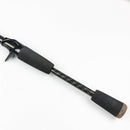 High Density Black EVA Casting Rod Handle Split Grip with Reel Seat