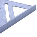 7inch Multi-functional Triangle Angle Protractor Cast Aluminum Measuring Tool