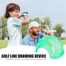 Golf Ball Alignment Line Marker Transparent Golf Ball Liner Clip Green