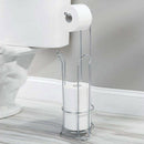 Toilet Roll Holder Free Standing, Compact Metal Toilet Roll Storage for 4 P