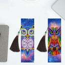 2pcs Birds DIY Special Shaped Diamond Painting Leather Embroidery Bookmark A