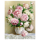 DIY 5D Peony Diamond Painting Embroidery Cross Craft Stitch Kit Home Decor