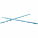 2 packs Paper Straws Birthday Wedding Baby Shower Party Stripes, Lake blue