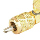 Valve Core Remover/Installer with Dual Size SAE 1/4 inch & 5/16 inch  Port for