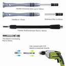 Screwdriver set, S2 steel 60 in 1 with 56 screwdriver bits, precision magne H3K5