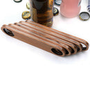 Hotel Flat Board Speed Bottle Opener Home Beer Cap Wooden Cover Stainless SSEAU