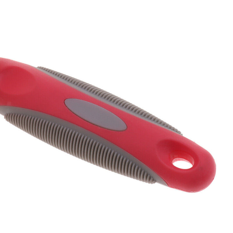 Professional Slicker Brush - Safe Stainless Bristles for Dogs & Cats by